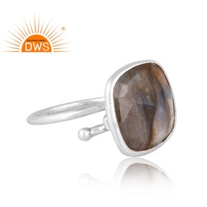 แหวนพลอยลาบราดอไรต์ธรรมชาติทำจากเงิน925สไตล์วินเทจเครื่องประดับตามสั่งสำหรับผู้หญิงของขวัญสำหรับผู้หญิง - Product Image 4