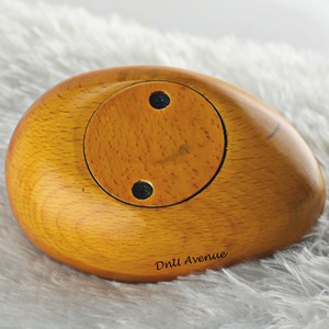 Cercueil commémoratif pour animaux de compagnie en palissandre indien de forme ovale vintage élégant pour la crémation et la décoration intérieure - Product Image 5