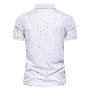 Chemises polo grande taille en coton biologique imprimé de qualité supérieure pour hommes Chemise polo 100% coton de qualité supérieure avec logo personnalisé pour hommes - Product Image 5