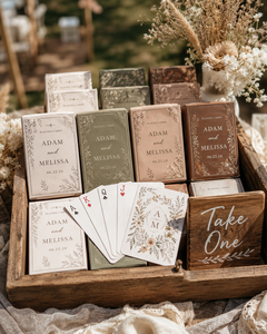 Sin Pedido Mínimo, <span class=keywords><strong>Cartas</strong></span> <span class=keywords><strong>de</strong></span> Juego Personalizadas <span class=keywords><strong>de</strong></span> la Mejor Calidad para Bodas, Mazo Personalizado con Caja - Product Image 6