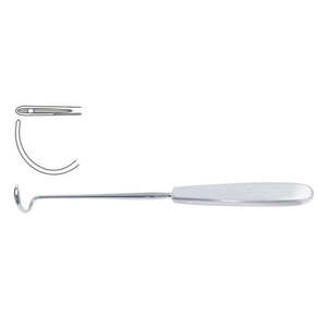 Agujas de Ligadura Deschamps-Navratil, 10 Piezas, Instrumento Quirúrgico Afilado de Acero Inoxidable, para Zurdos - Product Image 1