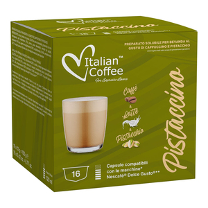 16 Cápsulas de Café Italiano Cappuccino Pistacho compatibles con Nescafé Dolce Gusto* - Product Image 1