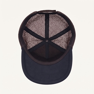 Gorra Trucker de Malla Marrón de 6 Paneles Unisex Transpirable Casual al por Mayor con Logotipo Personalizado de Alta Calidad OEM ODM Bajo MOQ Gorra de Béisbol - Product Image 5