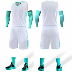 Ensemble d'uniformes de sport de basket-ball d'été personnalisés pour adultes, short grande taille respirant à séchage rapide, impression par sublimation de son propre logo - Product Image 6
