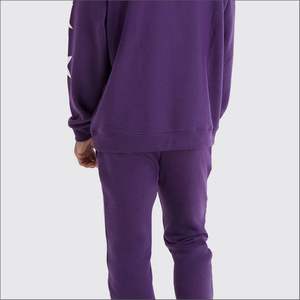 ชุดสูทขนแกะ unisex สำหรับฤดูใบไม้ร่วงพิมพ์ลายพัฟโลโก้2025สีทึบระบายอากาศได้ดี - Product Image 4