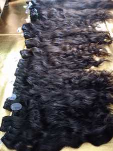 Lot de Cheveux Humains Bruts Indiens à Cuticules Alignées, Couleur Naturelle, 100% Cheveux Remy Non Traités, Double Trame Faite à la Machine, Vente en Gros - Product Image 5