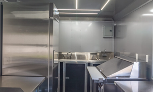 8.5X18 fully Equipped commercial kitchen Food Trailer for sale - Product Image 5