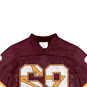 Nueva camiseta de fútbol de moda personalizada al por mayor y Camiseta de algodón de moda 100% para hombres camiseta de malla de fútbol impresa de ajuste suelto - Product Image 5