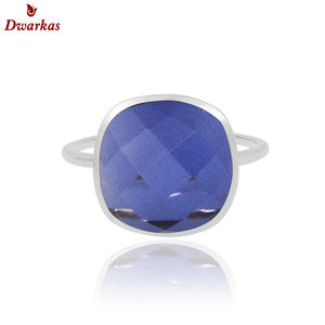 Anillo de piedras preciosas de cuarzo ahumado natural de Plata de Ley 925 clásico Ajuste de bisel para bodas y fiestas directo del fabricante - Product Image 6