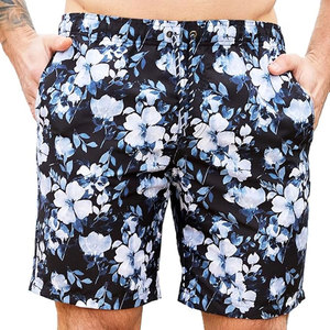 Short de bain personnalisé de haute qualité pour hommes, maillot de bain de plage en toile respirante à séchage rapide, décontracté 100% coton grande taille - Product Image 1