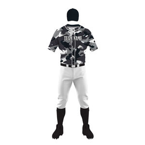 Uniforme de Béisbol con Logotipo Personalizado a Precio Accesible, 100% Poliéster, Servicio OEM al por Mayor - Product Image 1