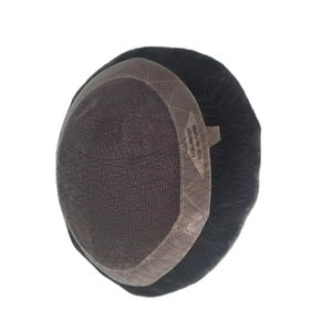 Perruque et patchs de cheveux 100% humains Remy indiens, prothèse, ondulation naturelle, ondulation profonde, cheveux Taz Bangladesh, bonnet U-Part, écologique - Product Image 1