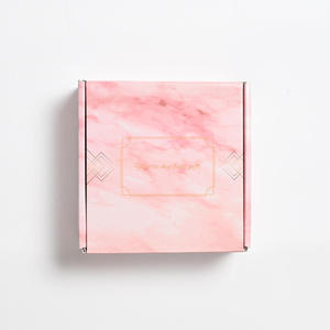 กล่องกระดาษลูกฟูกพิมพ์โลโก้ขนาดเล็ก กล่องขนส่งสี กล่องพับได้ กล่องสีแบบเรียบ ขายส่งจากผู้ผลิต - Product Image 5