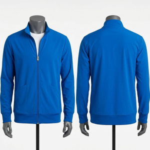 เสื้อสครับสีน้ำเงินรอยัล พรีเมียม 280 GSM ผลิตจากโพลีเอสเตอร์ผสมสแปนเด็กซ์ พร้อมบริการปักโลโก้ตามแบบ และสกรีนโลโก้ - Product Image 1