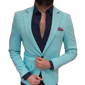 Veste blazer élégante de style OEM pour hommes Manteau habillé à la mode pour costume pour hommes - Product Image 3