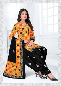Tela de Algodón Grueso con Dupatta de Algodón Mal Mal para Vestidos, Material para Venta al por Mayor - Product Image 3