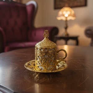 Cast Iron 6-Person Cup <b>Set</b> Durable Metal Tableware - Product Image 6