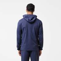 Chaqueta cortavientos de invierno para hombre con capucha, ribetes, transpirable, bordada, estilo urbano, estampada, y pantalones de chándal de algodón con cintura elástica.