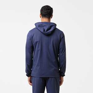 Survêtements d'hiver pour hommes à capuche avec passepoil, coupe-vent imprimé style streetwear, pantalon en coton à taille élastique - Product Image 3
