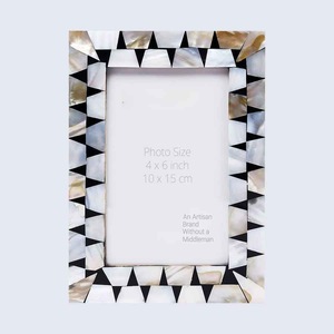 Marco de incrustaciones de hueso creativo hecho a mano ecológico fregona natural de alta calidad Venta caliente - Product Image 2