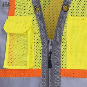 Chaleco de Seguridad Protector, Transpirable e Impermeable, OEM |   Chaleco Industrial de Alta Visibilidad |   Ropa de Trabajo para la Construcción |   Proveedor - Product Image 4