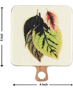 Sous-verres en bois élégants et écologiques Tampons de boisson résistants à la chaleur avec impression en émail pour les maisons, les cafés et les hôtels - Product Image 5