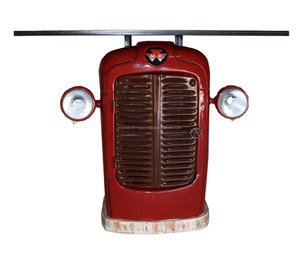 โต๊ะรับประทานอาหารแบบทันสมัยแนวอุตสาหกรรมวินเทจชั้นวางโชว์ไวน์รถบรรทุกบาร์บ้านโรงนาห้องโถงคลังสินค้าวิลล่าเฟอร์นิเจอร์ - Product Image 1