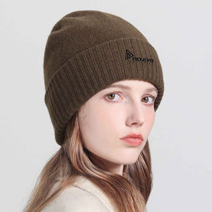 Gorros de Punto para Hombre de Secado Rápido, 100% Lana, Transpirables, Modernos, Personalización OEM, Gorro de Jacquard - Product Image 4