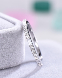 แหวนเพชรสีทองแข็งดีไซน์ใหม่หรูหราแหวนทองแท้หรูหราพร้อมแหวนเพชรแท้18kt - Product Image 3