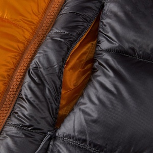 Chaqueta acolchada de lona de invierno personalizada para hombre con cuello levantado y logotipo en la parte delantera relleno de algodón premium a prueba de viento ligero - Product Image 4