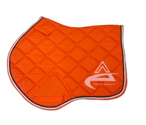 Tapis de selle de saut respirant et confortable en tissu 100% coton pour la protection des chevaux - Product Image 2
