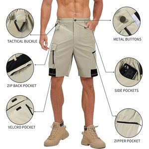 Pantalones Cortos Deportivos de Verano para Hombre, Cintura con Cordón, Logotipo Frontal, Transpirables, de Secado Rápido, 100% Algodón, Casuales, para Fitness y Running - Product Image 3