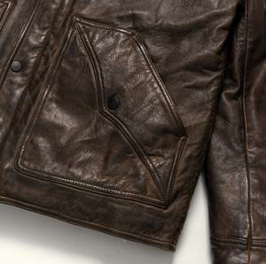 Top Design veste en cuir pour hommes 100% haute qualité support manches longues imperméable coupe-vent couleur personnalisée Logo prix raisonnable - Product Image 3