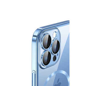 Étui rigide en PC pour iPhone 13 Pro Max compatible avec la charge sans fil MagSafe, édition Netzy Blue Safa Riksos, fabriqué en TPU - Product Image 6