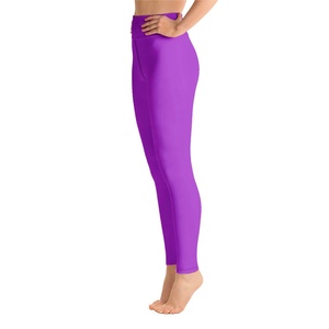 Leggings personnalisés de taille haute en nylon et élasthanne pour femmes, pantalons de yoga pour femmes, vêtements de sport, leggings de gymnastique - Product Image 2