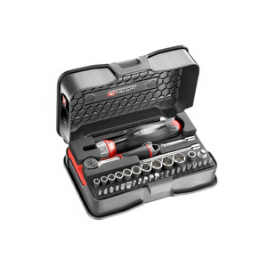 Juego de Llaves de Tubo y Puntas Mixtas Facom de 1/4'' con Doble Trinquete (37 Piezas) - Product Image 2