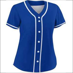 Camiseta de Béisbol Unisex Lisa con Cuello Redondo, Camiseta de Equipo de Manga Corta, Transpirable, de Secado Rápido, Personalizada con Estampado, 100% Poliéster - Product Image 6