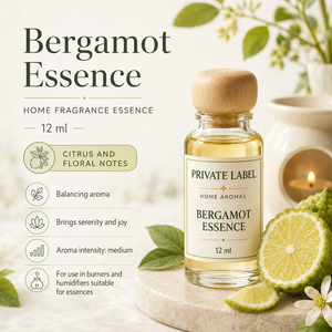 Esencia de Fragancia de Bergamota de Marca Privada 12ml OEM |   Aceite Aromático para Quemadores y Humidificadores |   España UE - Product Image 2