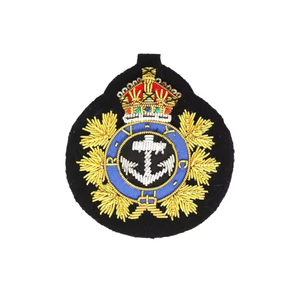 Insignes d'uniformes pour hommes de qualité supérieure Insigne de broderie fait à la main sur mesure Uniformes Blazer en lingots Insignes de qualité Service OEM - Product Image 5