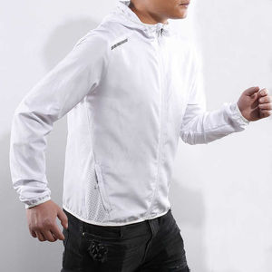 Chaqueta cortavientos de invierno para hombre, chaqueta con capucha para correr al aire libre, talla grande, cremallera, estampado de algodón, novedad de 2025, venta al por mayor - Product Image 2