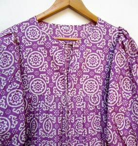 Nouvelle collection tie dye longue kaftan col en v demi manches rayonne tissu robe ample avec fente latérale printemps caftan robe imprimée - Product Image 4