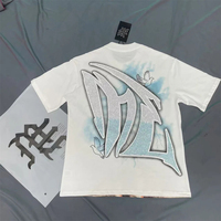 T-shirt court en coton à manches courtes MIXED EMOTION, marque de mode américaine