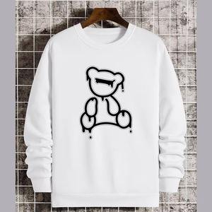 <b>Top</b> Quality Classic Men Streetwear Cotton Men's Sweatshirt Casual Solid Color <b>Long</b> <b>Thermal</b> <b>Sleeve</b> Spring Hoodies Sweatshirt Men - Product Image 3