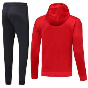 Ensemble de survêtements coupe-vent tissés respirants à capuche, couleur personnalisée, coupe ajustée, pour l'hiver, vente en gros fabricant - Product Image 1