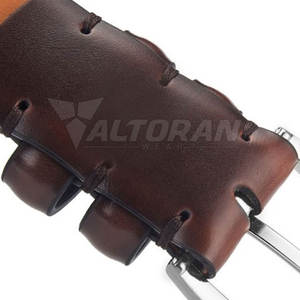 Ceinture en cuir de vachette de haute qualité pour hommes, style de conception de sangle réglable tout-match décontracté - Product Image 5