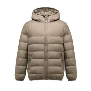 Veste d'hiver rembourrée confortable de haute qualité pour hommes Sweat à capuche en molleton imprimé et manteau en duvet pour femme avec col montant High Street - Product Image 4