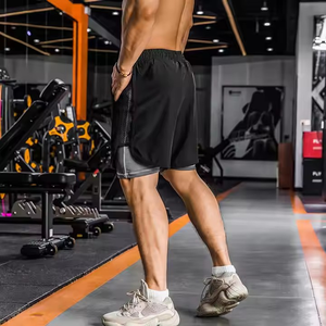กางเกงขาสั้นออกกำลังกายสำหรับผู้ชายกางเกงขาสั้นสำหรับวิ่งกลางแจ้งออกแบบโลโก้ได้ตามต้องการ - Product Image 2