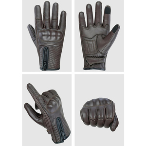Gants de moto les plus vendus pour hommes, avec protection des articulations des doigts extensible, rembourrage pour les jointures, fermeture éclair, gants de moto tactiles - Product Image 6