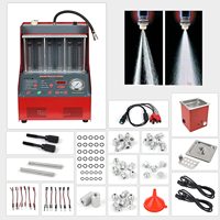 LAUNCH CNC-602A Testeur et nettoyeur d'injecteurs de carburant à ultrasons Machine de nettoyage d'injecteurs de carburant à essence pour moteur de voiture à essence