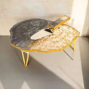 Handmade Resin <b>Cake</b> <b>Stand</b> With Elegant Glossy Finish For Home And Party Luxury Resin <b>Cake</b> <b>Stand</b> For Weddings at low cost - Product Image 3